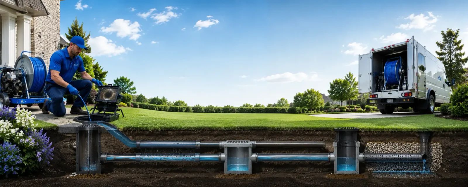 Outdoor drain cleaning information for Meadowbrook, WV